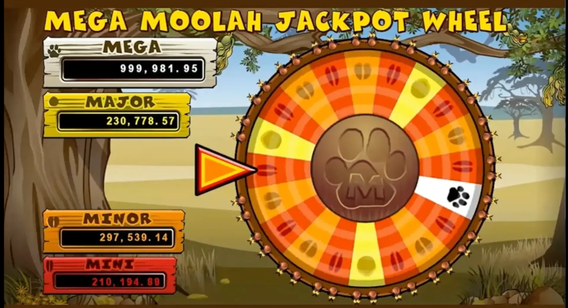 Jackpot Bonus Wheel