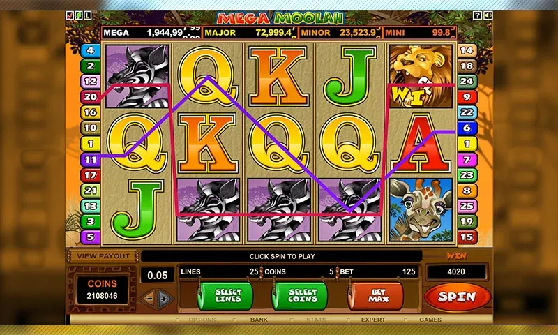 Mega Moolah Progressive Jackpots