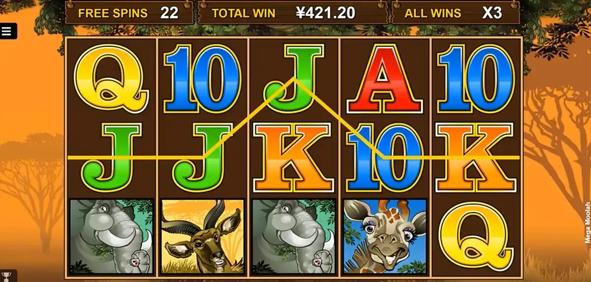 Mega Moolah Slot Gameplay