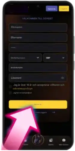 Skapa Ditt Konto